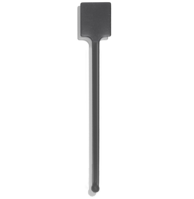 Batidor trago largo cabeza cuadrada, negro