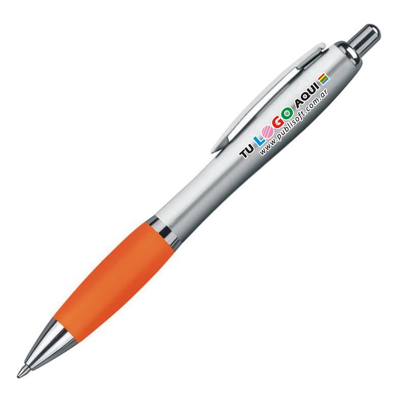 Bolígrafo Bremen metal, naranja