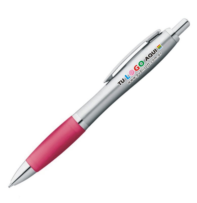 Bolígrafo Bremen metal, rosa