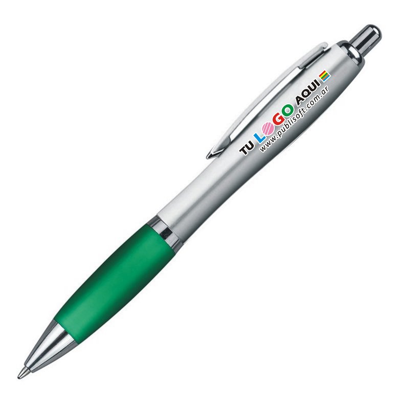 Bolígrafo Bremen metal, verde