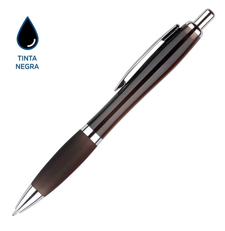 Bolígrafo Bremen  negro, tinta negra
