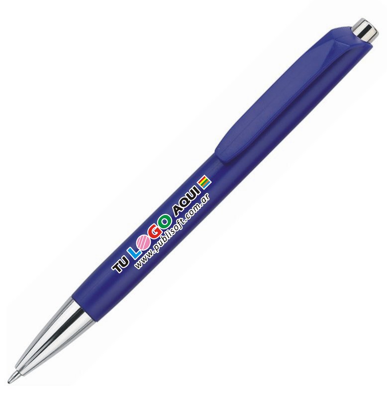 Bolígrafo California azul