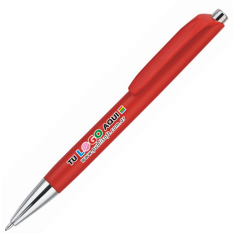 Bolígrafo California rojo
