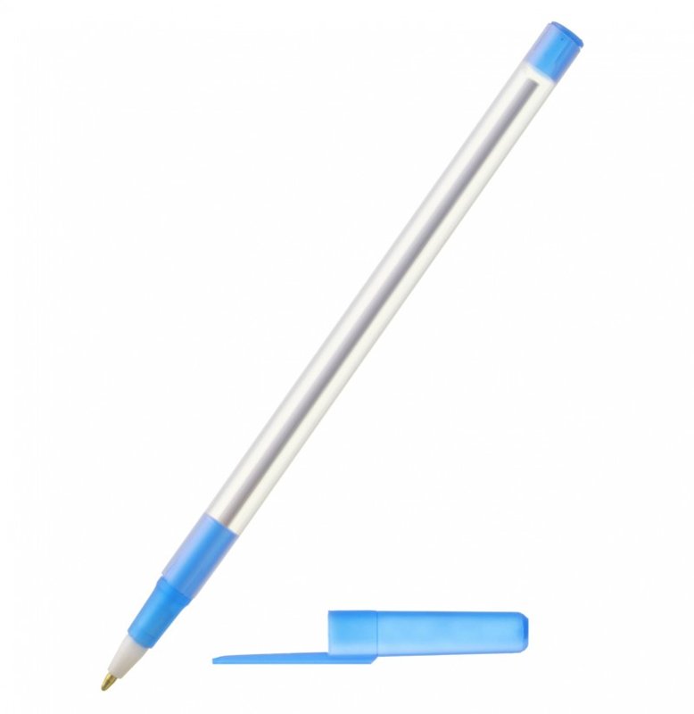 Bolígrafo Doob cristal, det azul translúcido