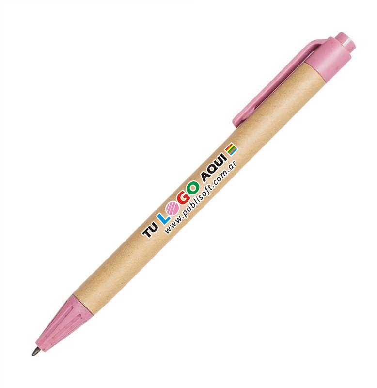 Bolígrafo Eco Friendly, rosa