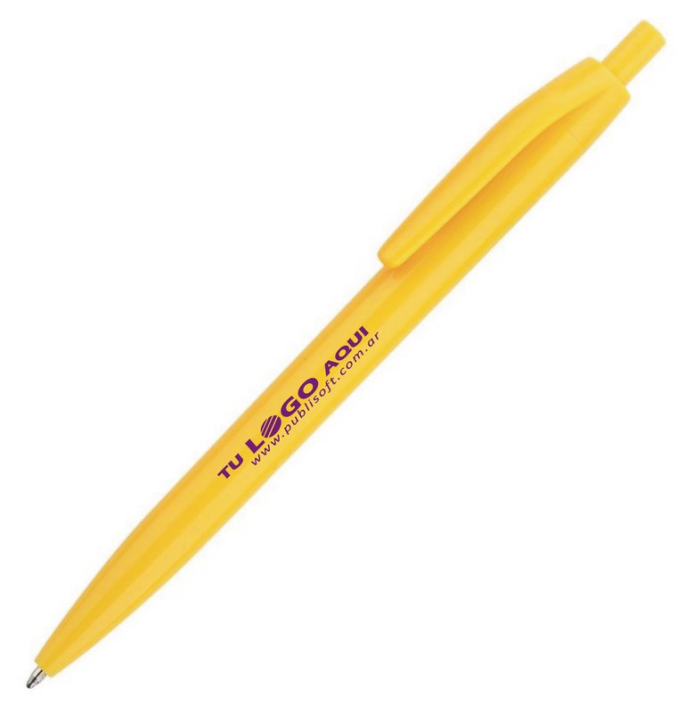 Bolígrafo Lolipop amarillo