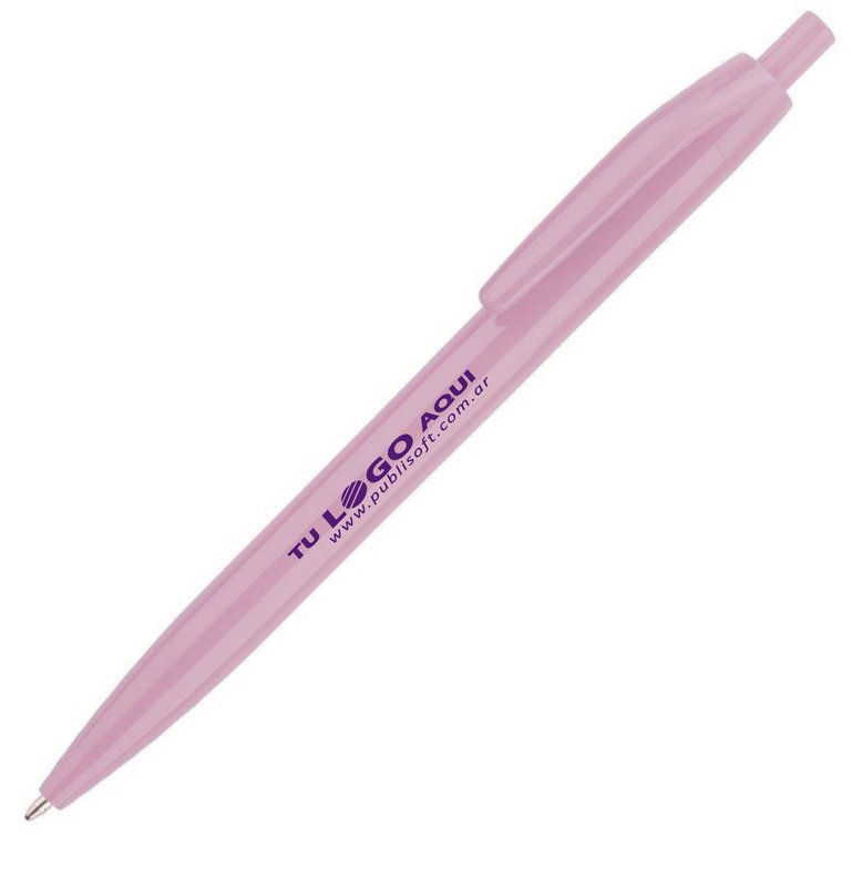 Bolígrafo Lolipop rosa pastel