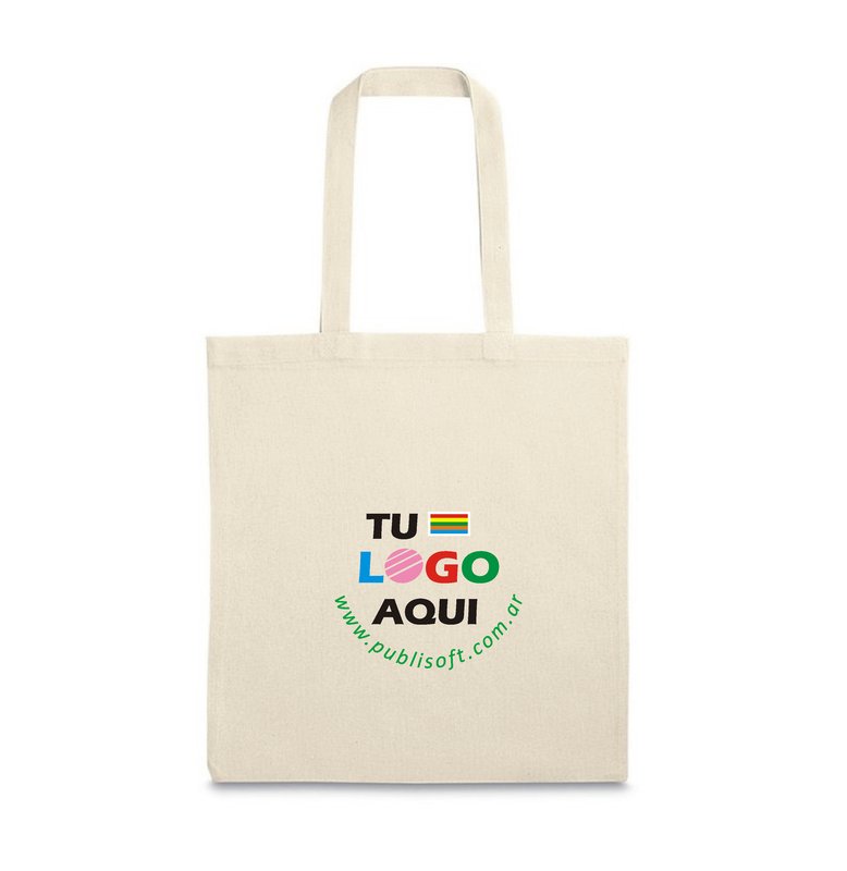 Bolsa Bondi 38x42 cm, 100% algodón, crudo