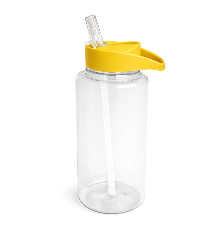 Botella big Dakar S, 1100ml, pico sport, amarillo