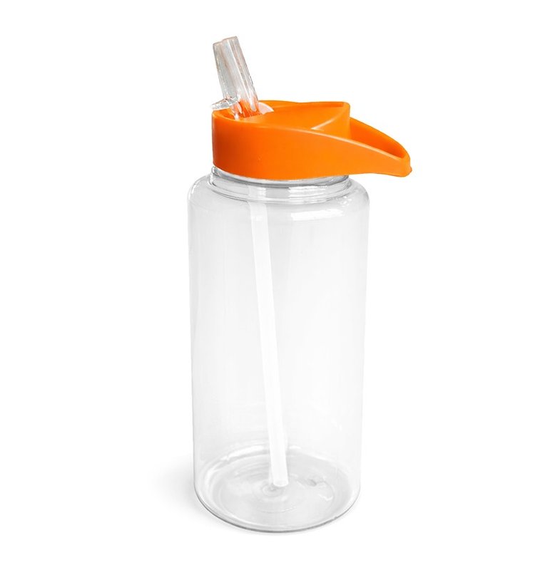 Botella big Dakar S, 1100ml, pico sport, naranja
