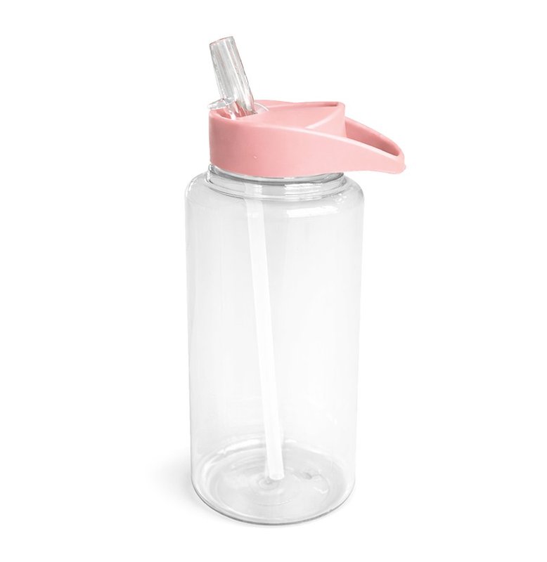 Botella big Dakar S, 1100ml, pico sport, rosa pastel