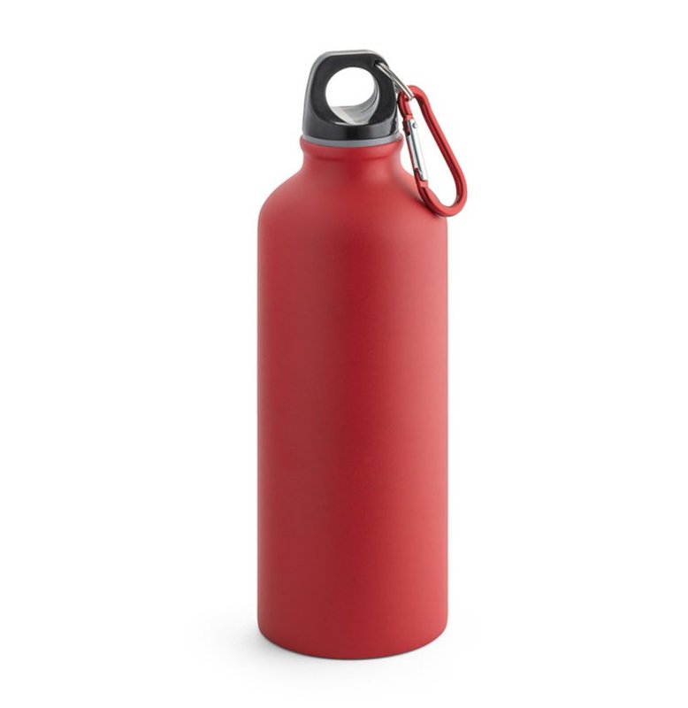Botella collina 540 ml, aluminio, rojo mate