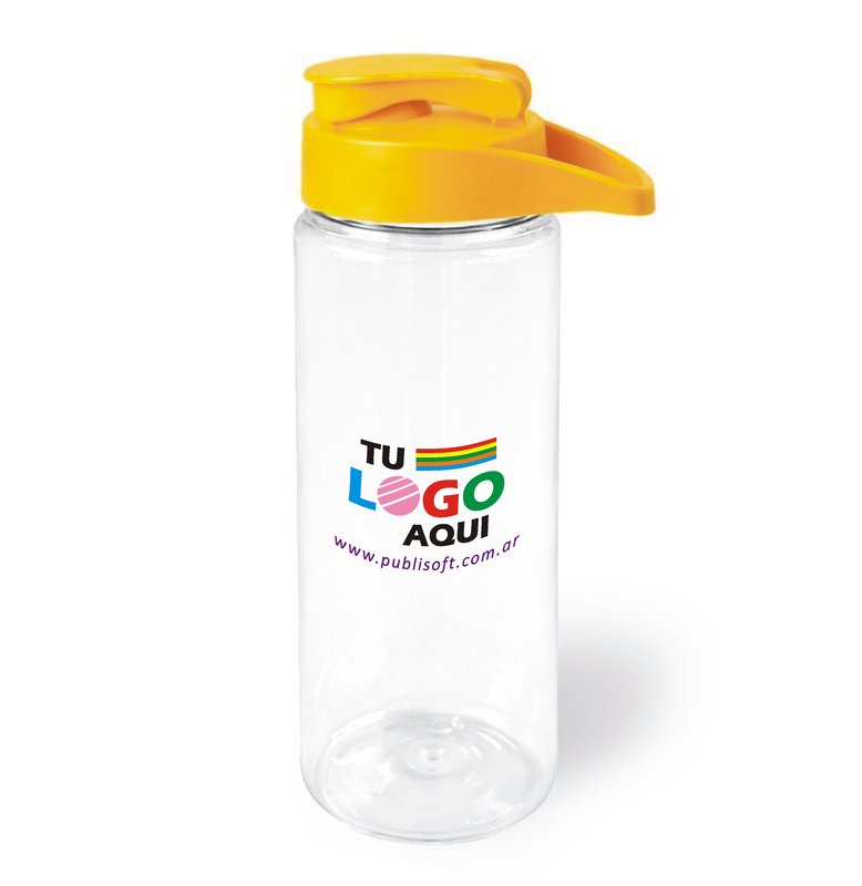 Botella Dakar, 750ml, tapa flip, amarillo