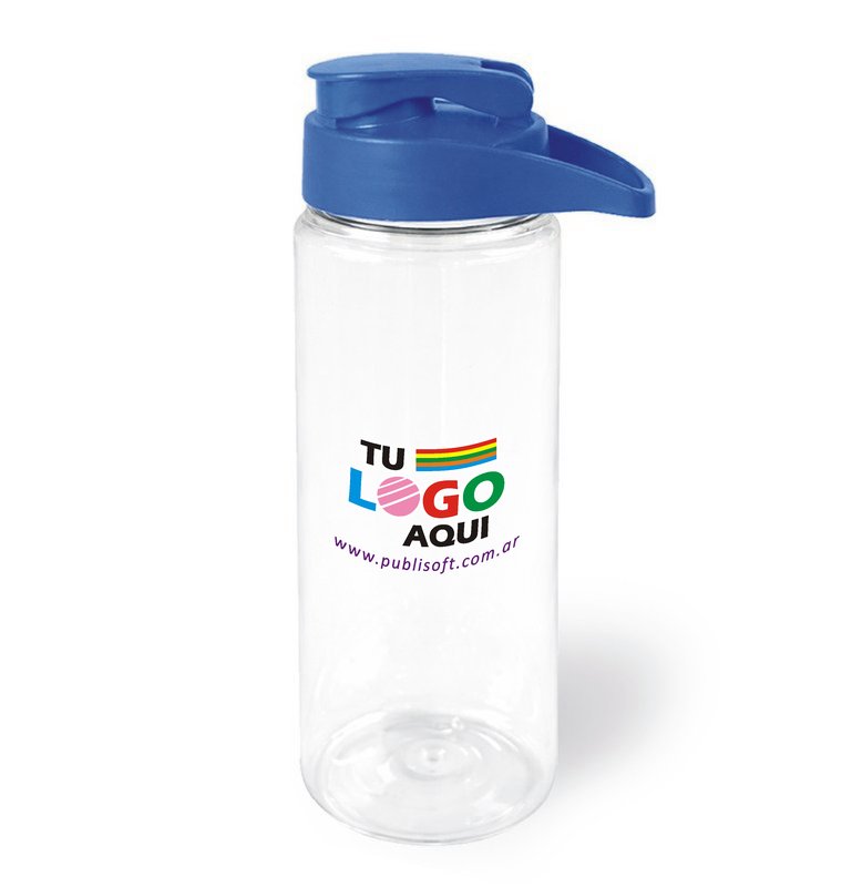 Botella Dakar, 750ml, tapa flip, azul claro