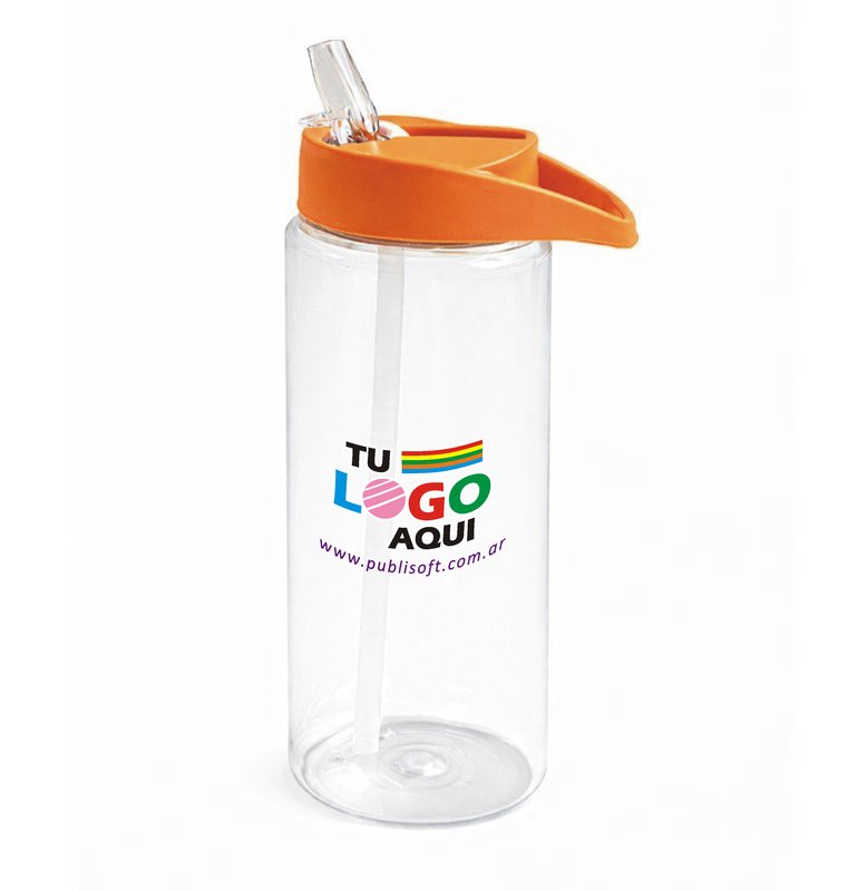 Botella Dakar s, 750ml, pico sport, naranja