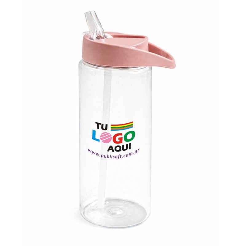 Botella Dakar s, 750ml, pico sport, rosa pastel