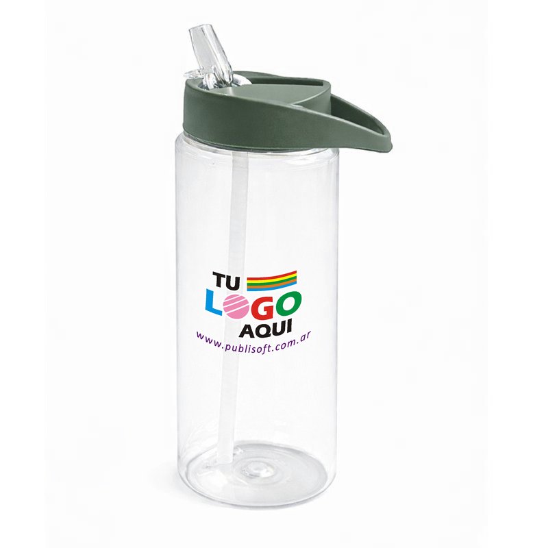 Botella Dakar s, 750ml, pico sport, verde oliva