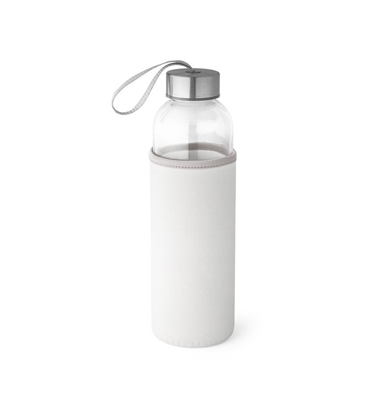 Botella raise 520 ml, con funda, blanco