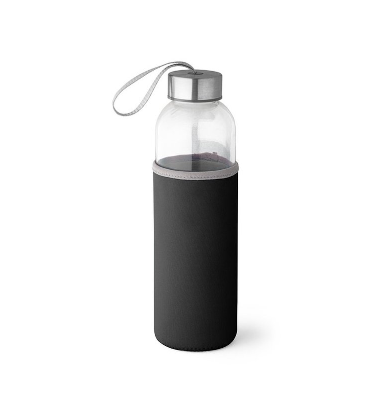 Botella raise 520 ml, con funda, negro