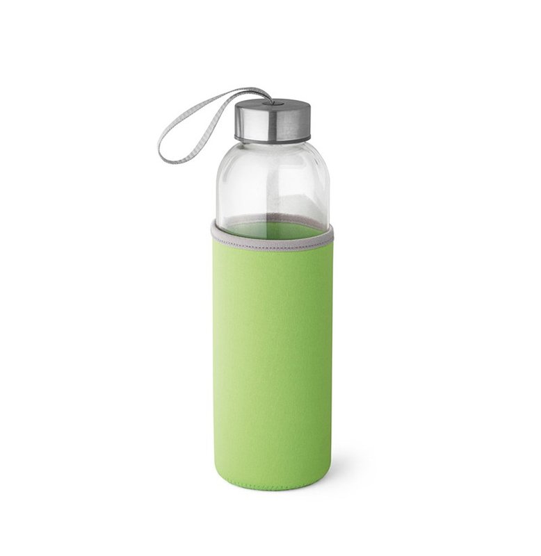 Botella raise 520 ml, con funda, verde