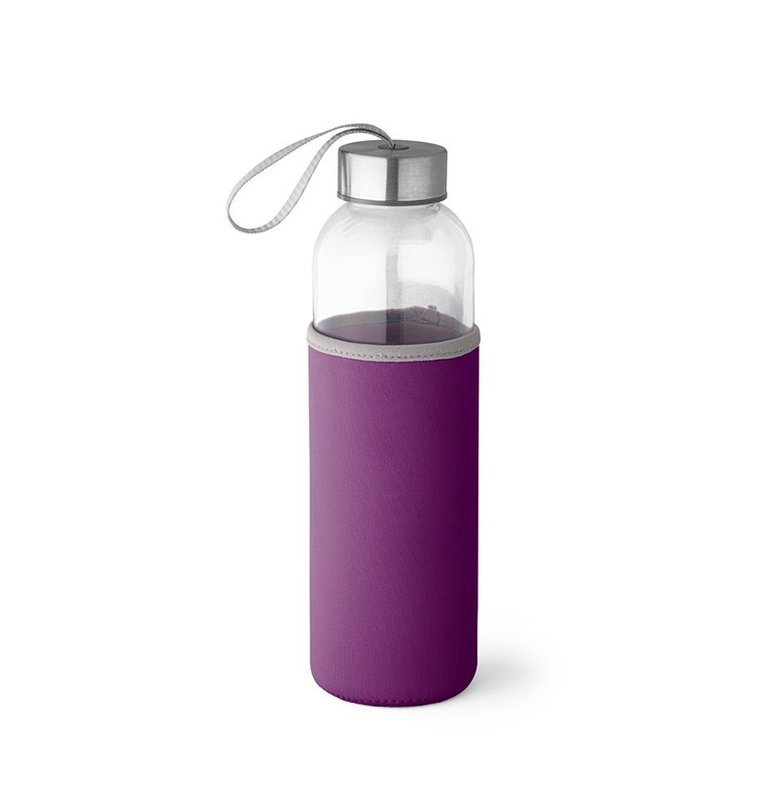 Botella raise 520 ml, con funda, violeta