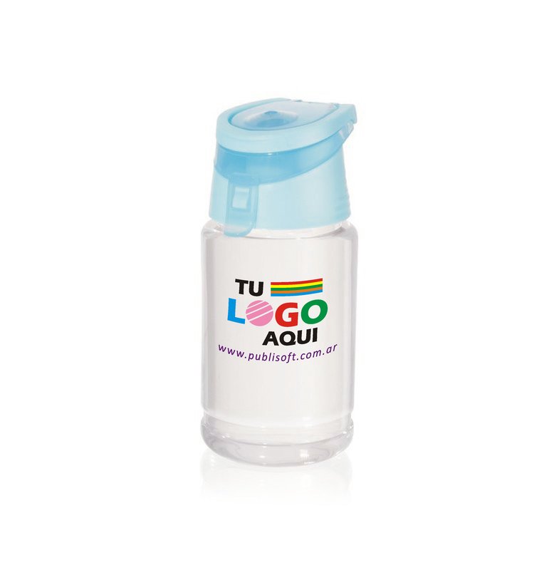 Botella Sportage 500 cm³, tapa celeste pastel