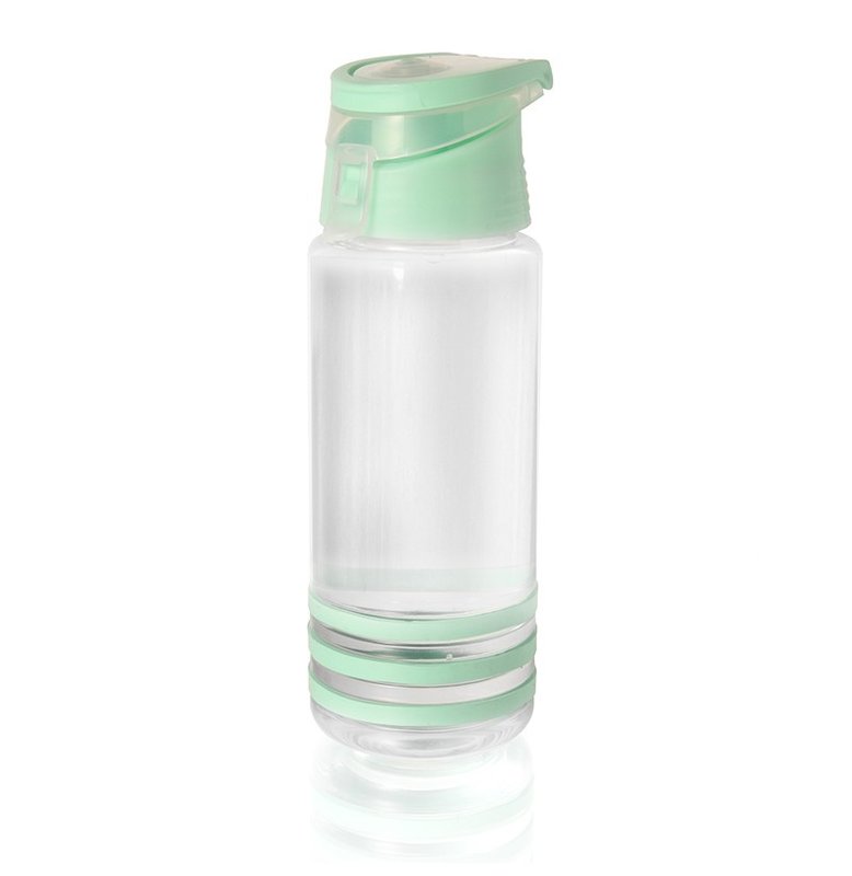 Botella Sportage grip 850 cm³, tapa verde pastel