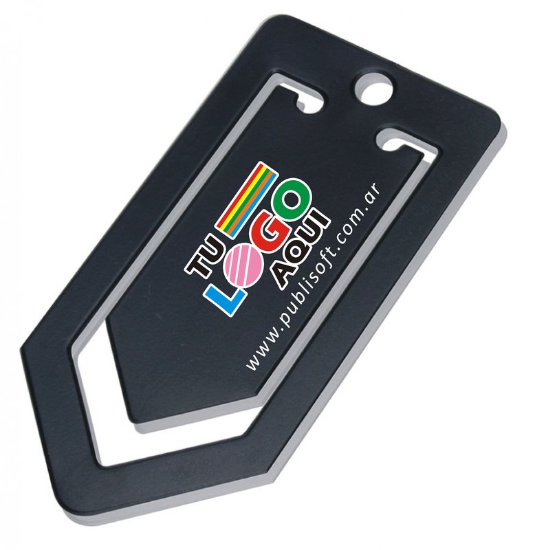 Clip para papel mediano,  negro