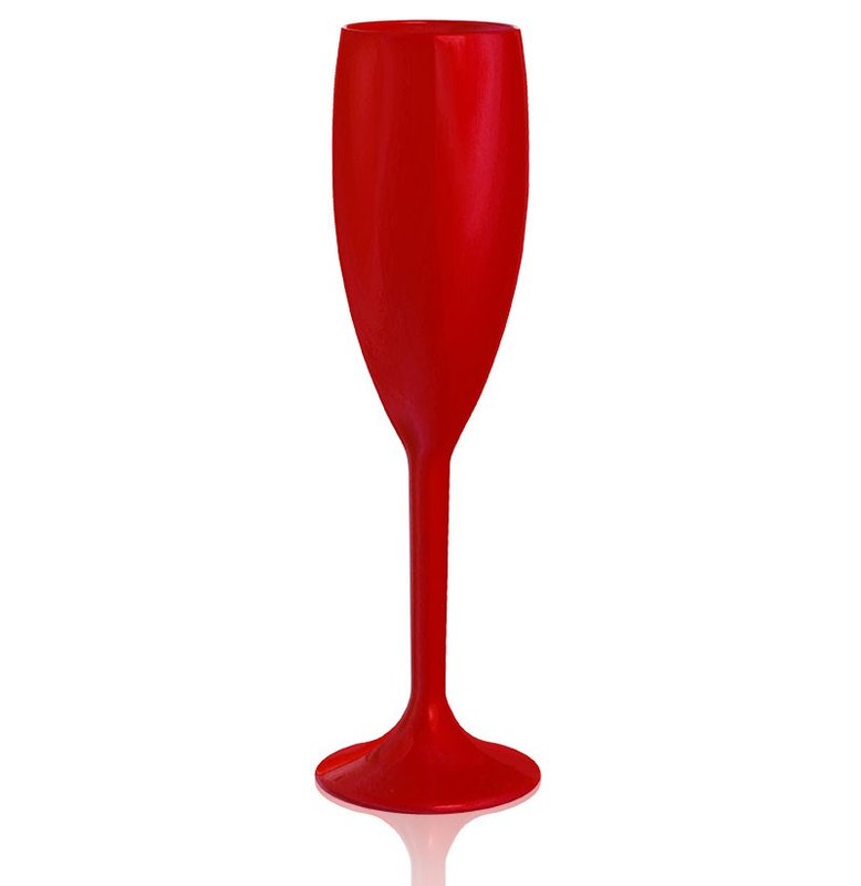 Copa flauta para espumante 160 cm³, rojo pleno