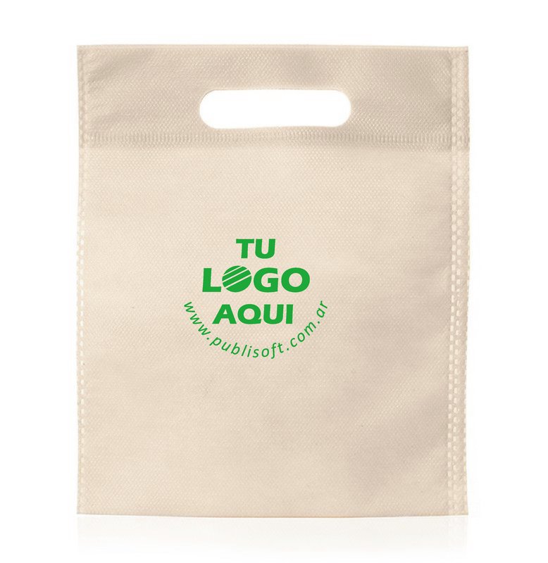 Eco bolsa manija riñon, blanca