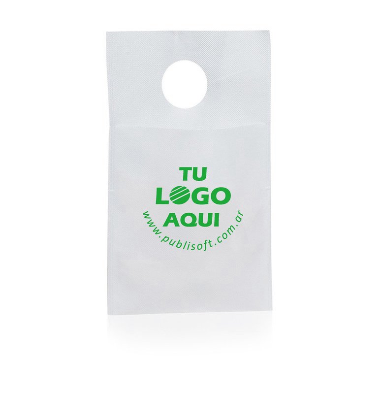 Eco bolsa para auto 20x30 cm, blanca