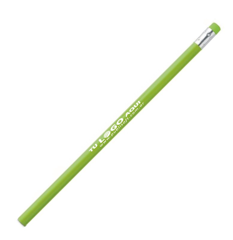 Lápiz negro Ateneo, cuerpo verde claro