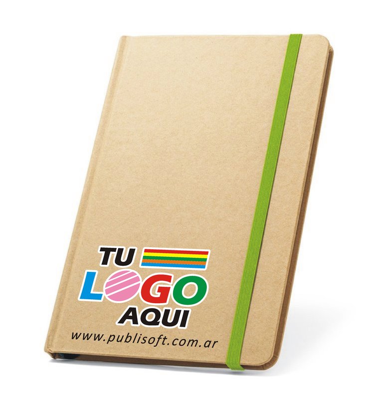 Libreta Magritte, A5, rayado, cartón detalles verde