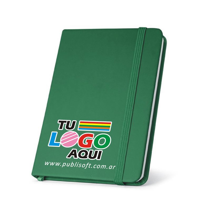 Libreta Meyer, de bolsillo, liso, verde oscuro