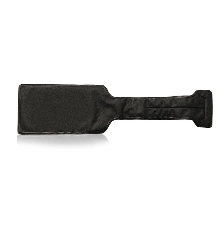 Marbete identifcador de equipaje, tela pvc negro.