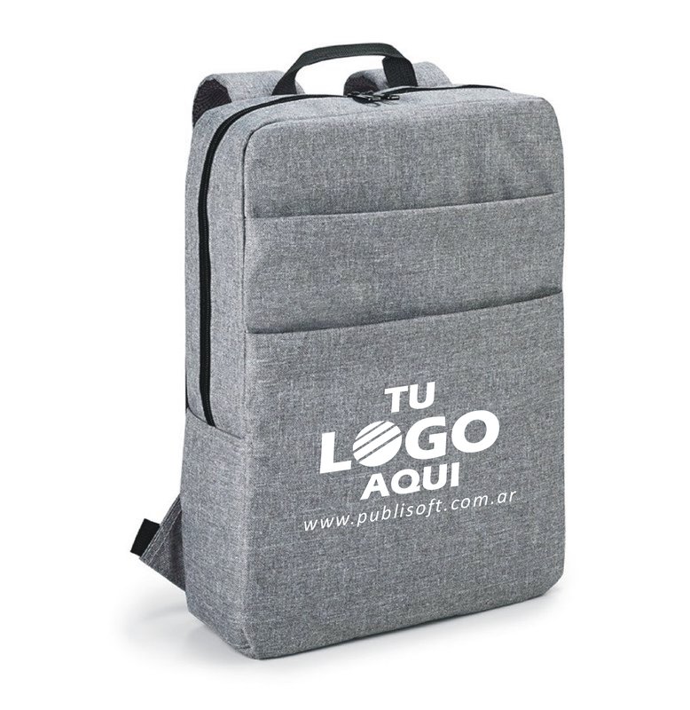 Mochila porta notebook Graphs Bpack, gris claro