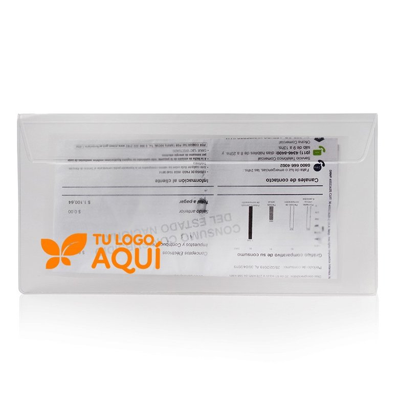 Porta documento sobre, cristal