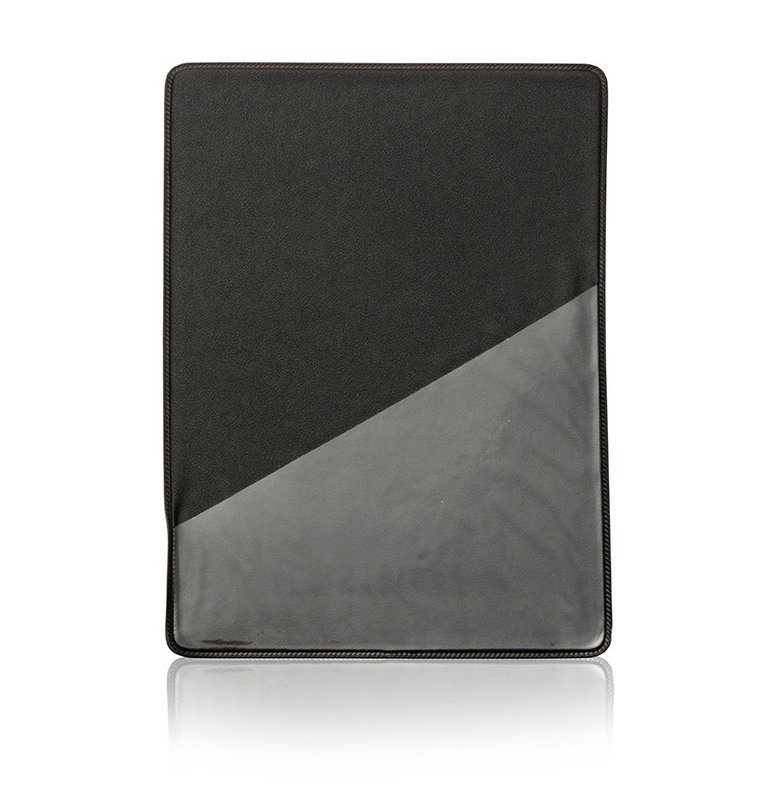 Porta ticket de compra, tela pvc negro