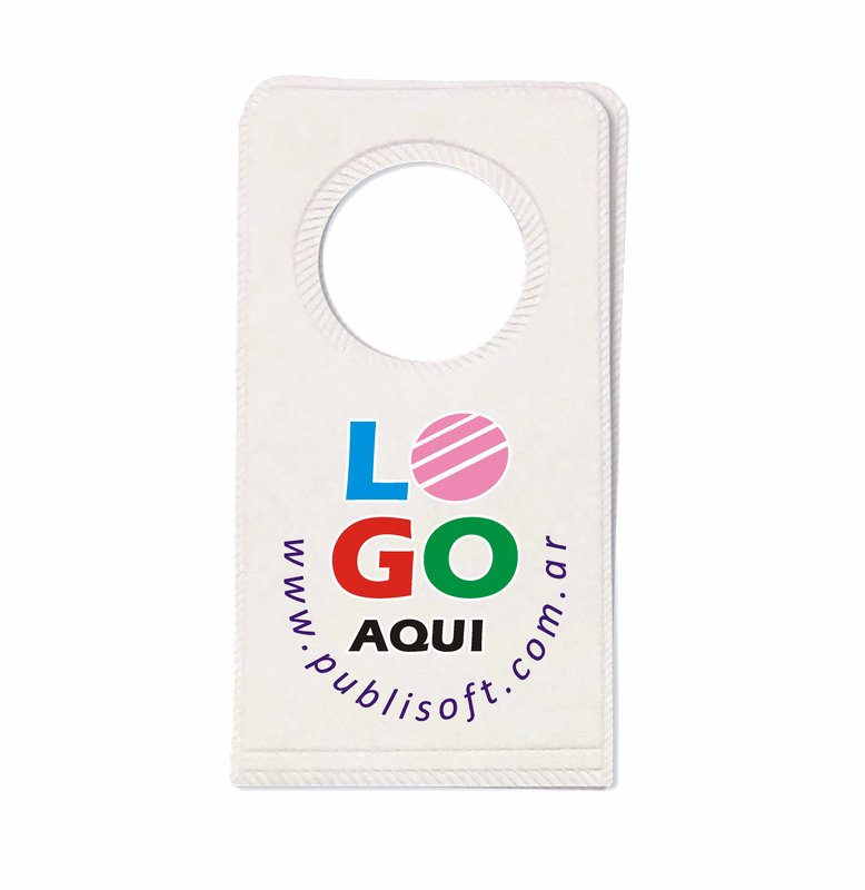 Soporte plástico para cargar celular, blanco