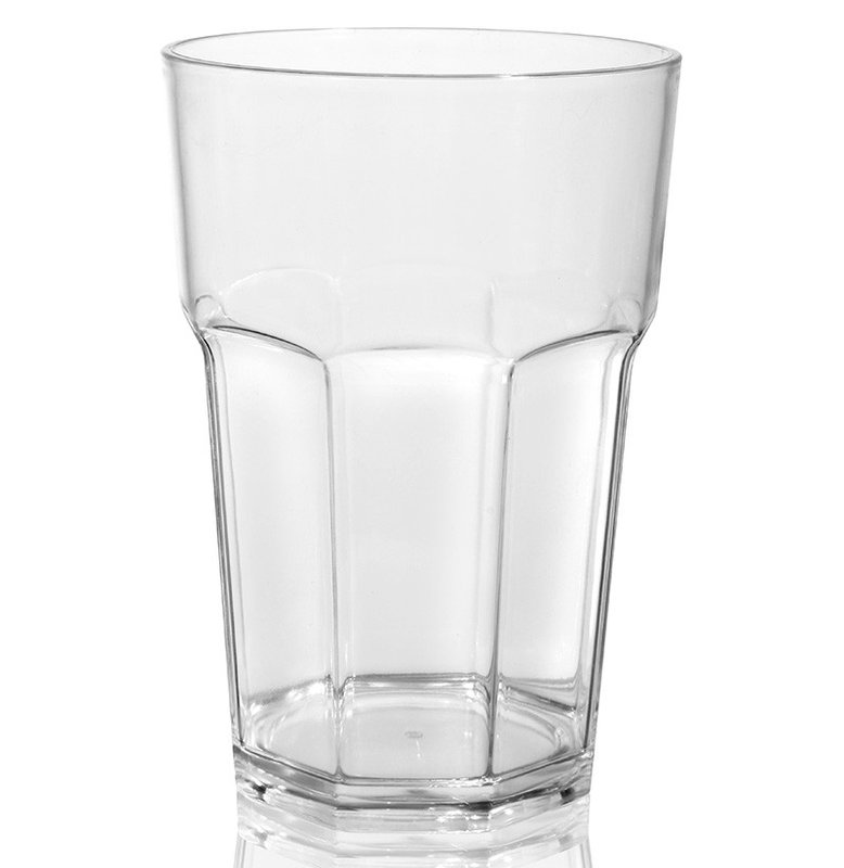 Vaso facetado bristol 520 cm³, cristal.