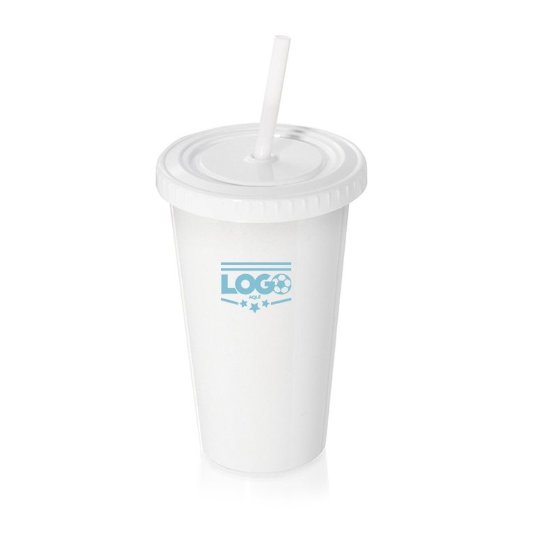 Vaso térmico star color 500 cm³, blanco