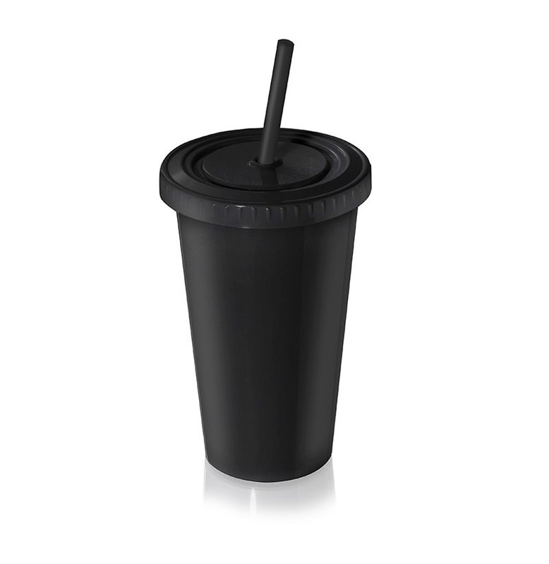 Vaso térmico star color 500 cm³, negro.
