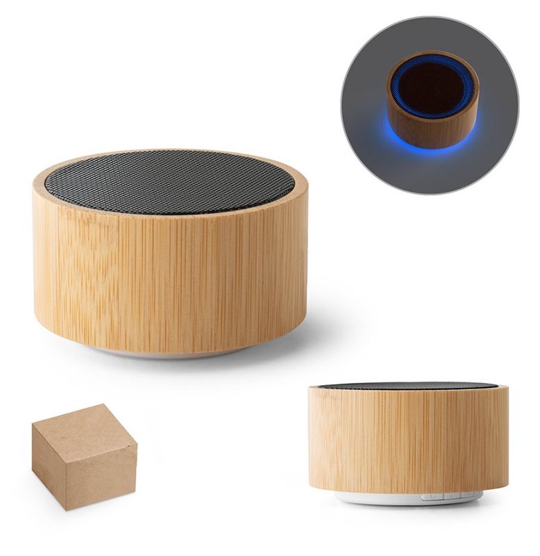 Altavoz Arber, con micrófono,  bambú - imagen 2