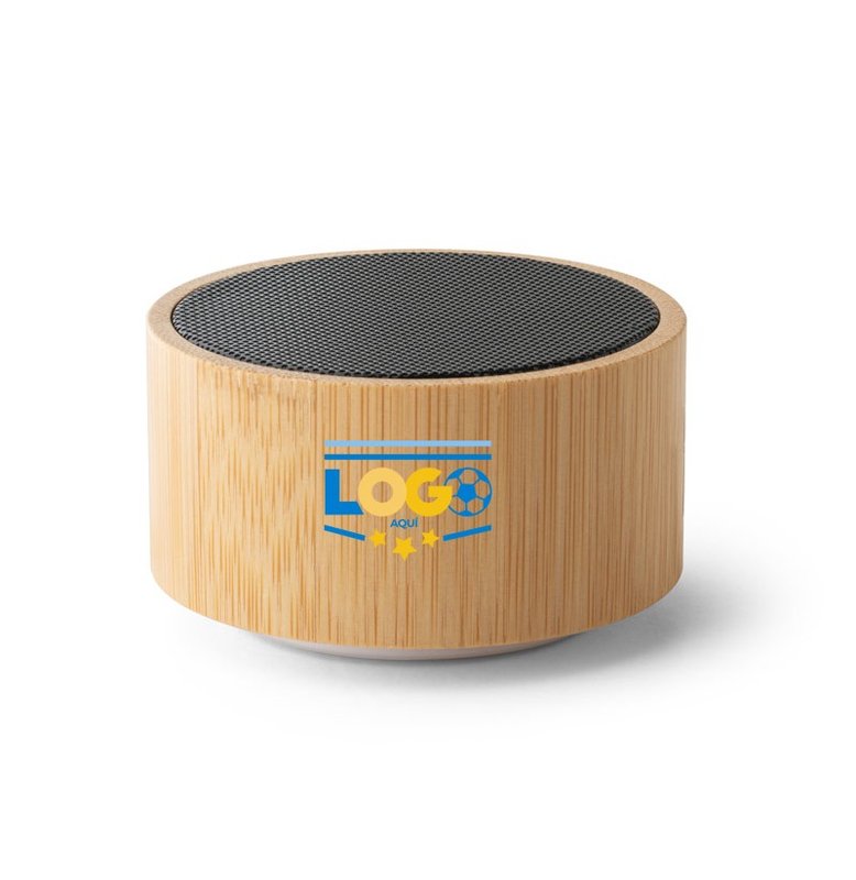 Altavoz Arber, con micrófono,  bambú - imagen 5