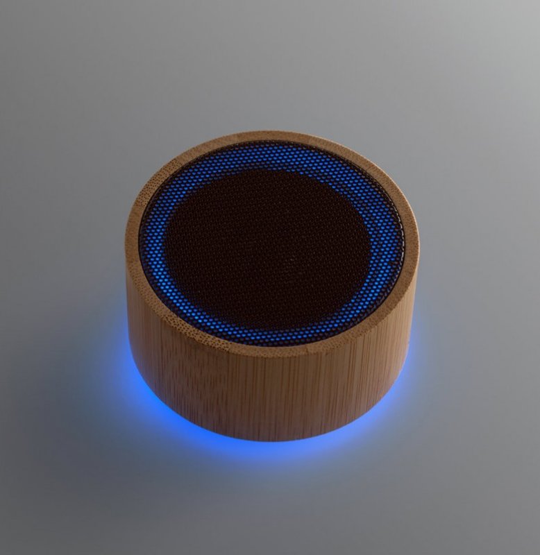 Altavoz Arber, con micrófono,  bambú - imagen 4
