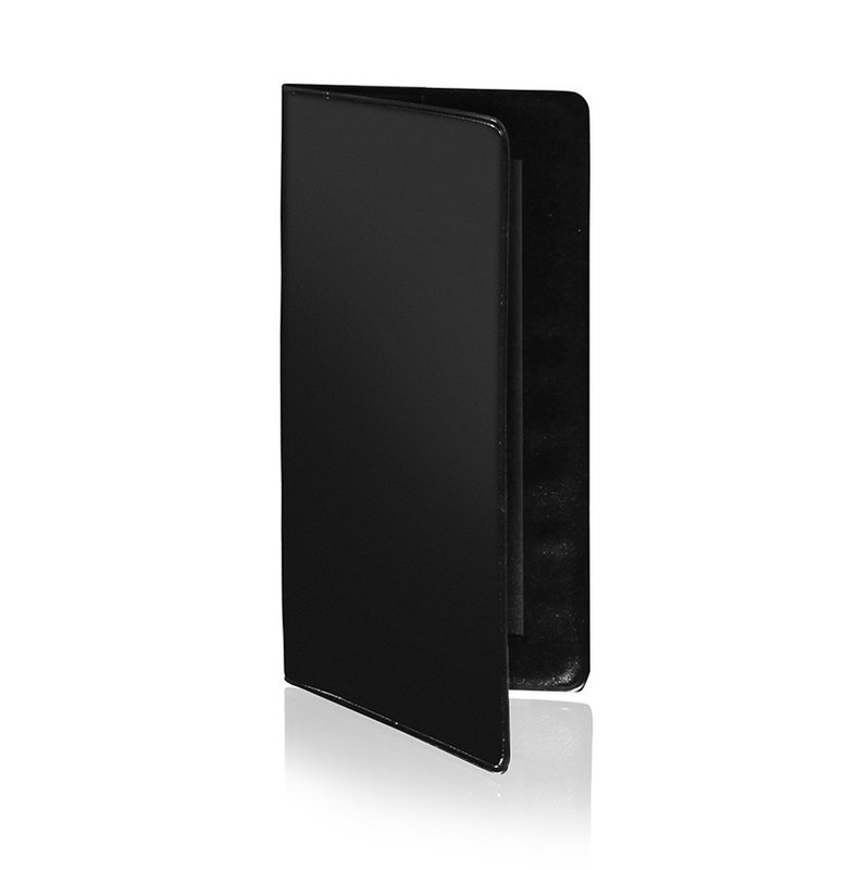 Billetera para mozo 5 divisiones, tela pvc negro. - imagen 2