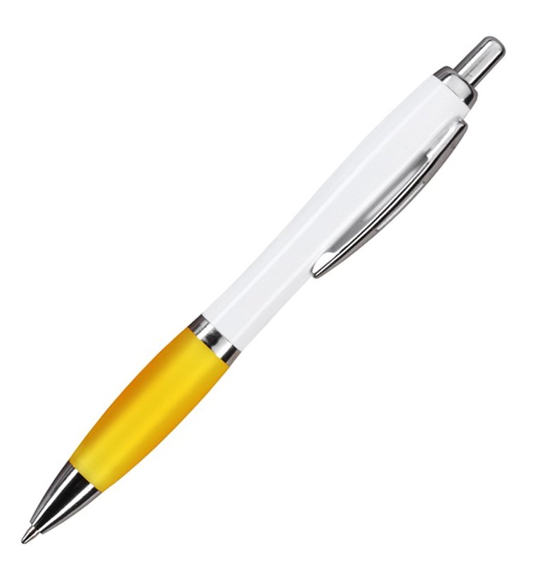 Bolígrafo Bremen white, amarillo - imagen 2