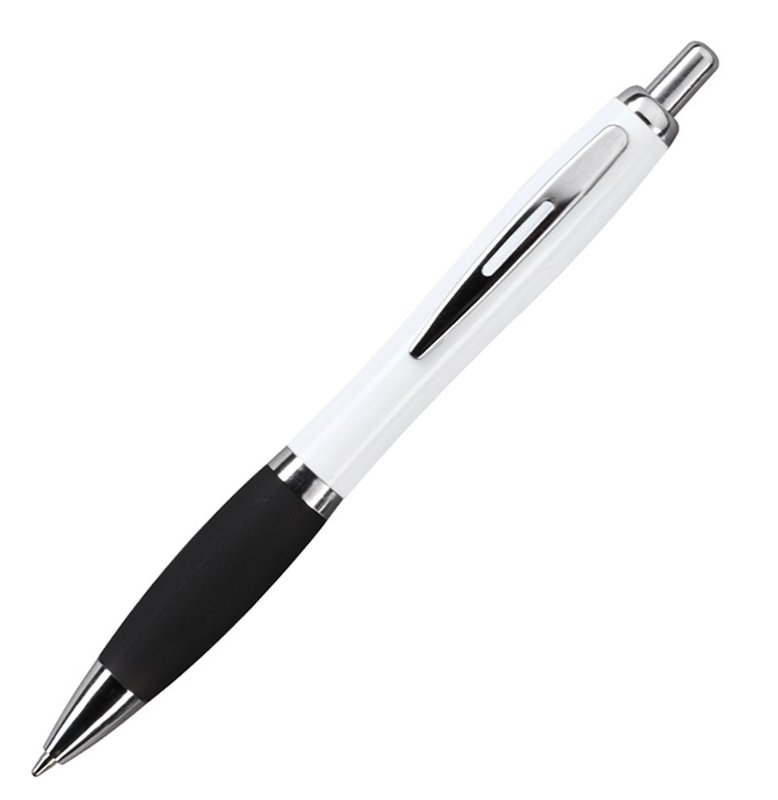 Bolígrafo Bremen white, negro - imagen 2