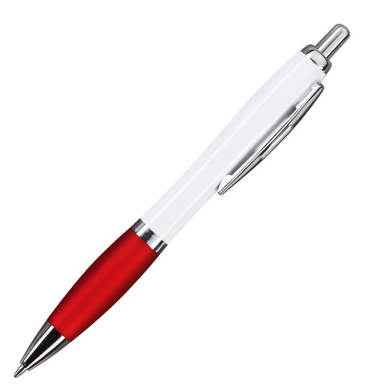 Bolígrafo Bremen white, rojo - imagen 2