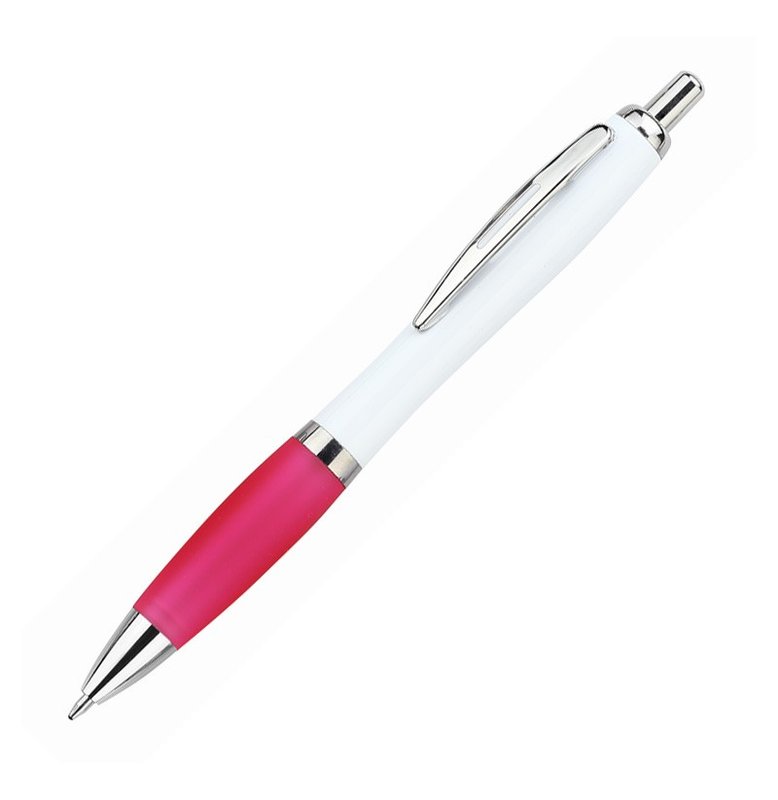 Bolígrafo Bremen white, rosa - imagen 2